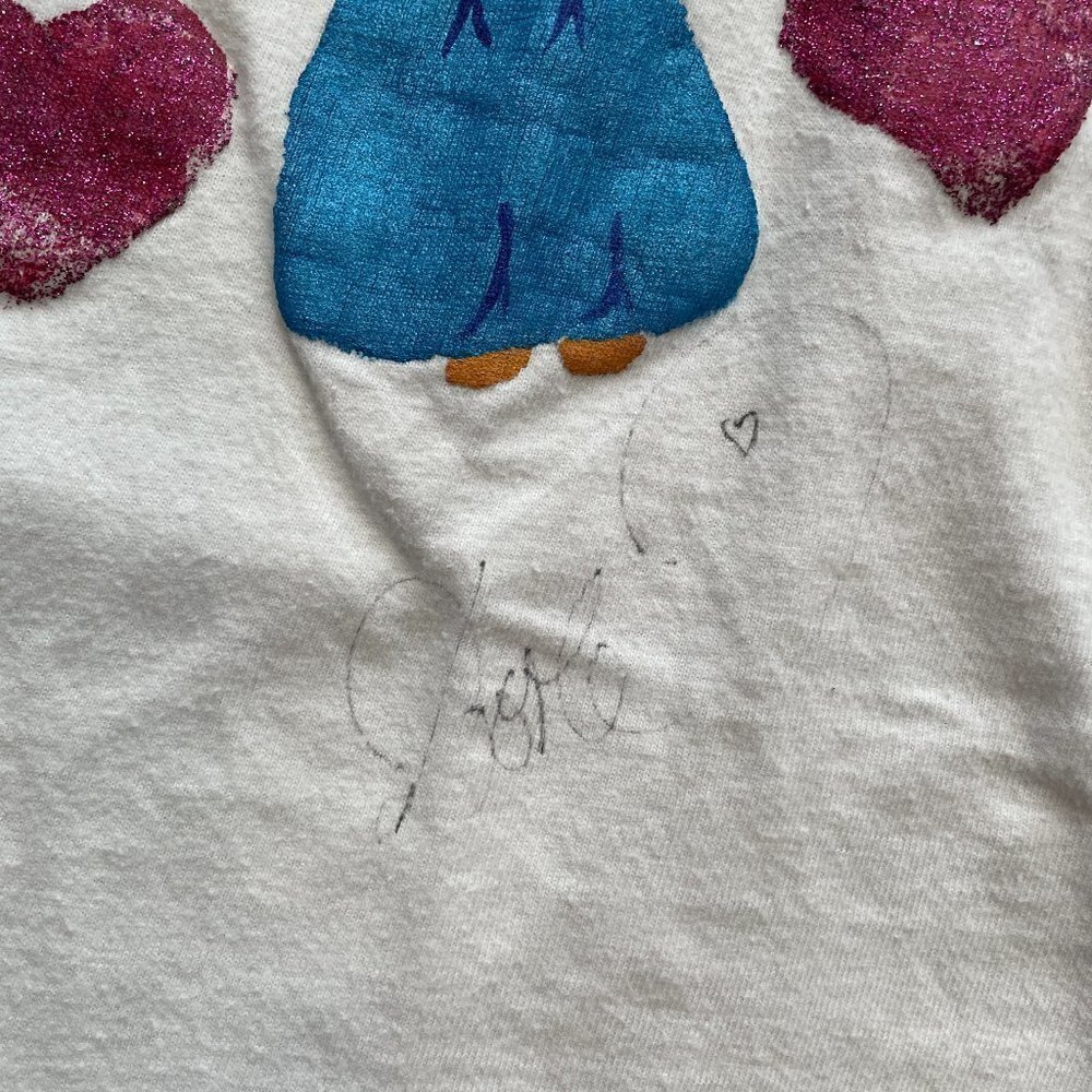 Vintage 80s Hand Painted Native American Single Stitch Tee Shirt Womens Medium - Picture 3 of 12